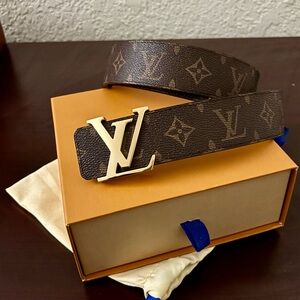 Louis Vuitton Brown Monogram Belt